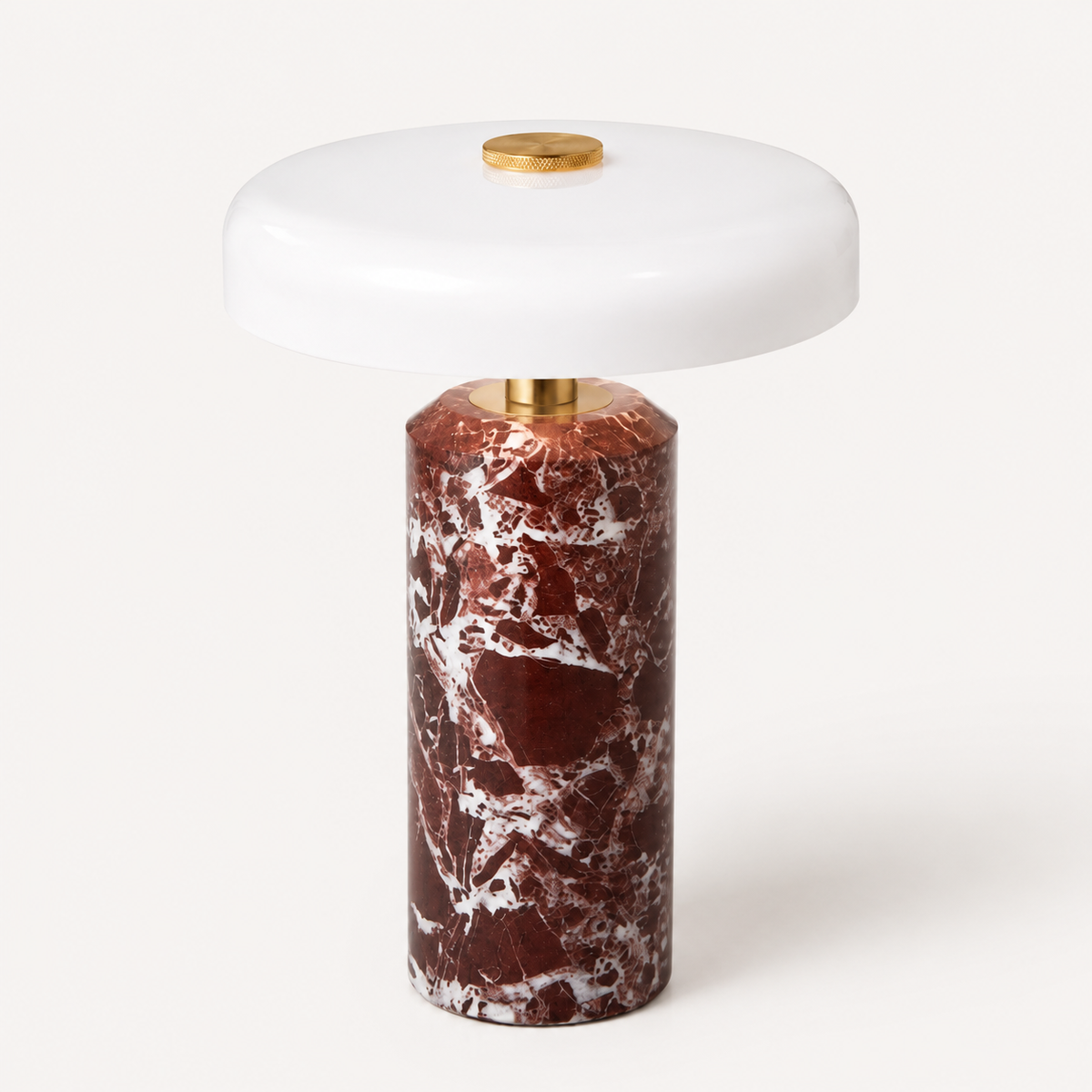 Eloise Sculptural Table Lamp full view on a plain background