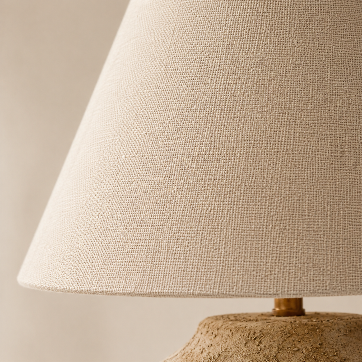 Colette Bedside Table Lamp close-up of the shade surface