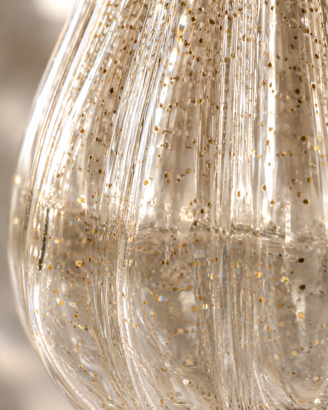 Zara Ruffle Vase close-up showing ruffled rim and vertical ribbing