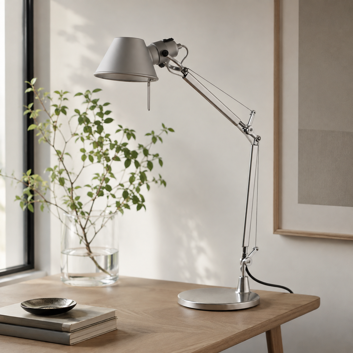 Anais Task Table Lamp in daylight near a window