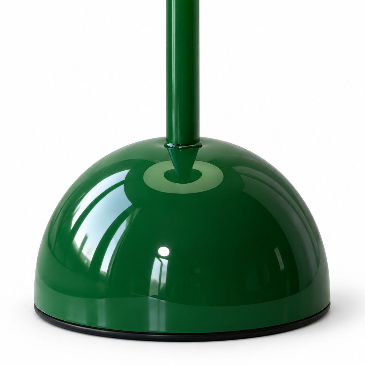 Orin Sculptural Table Lamp green domed base and straight stem