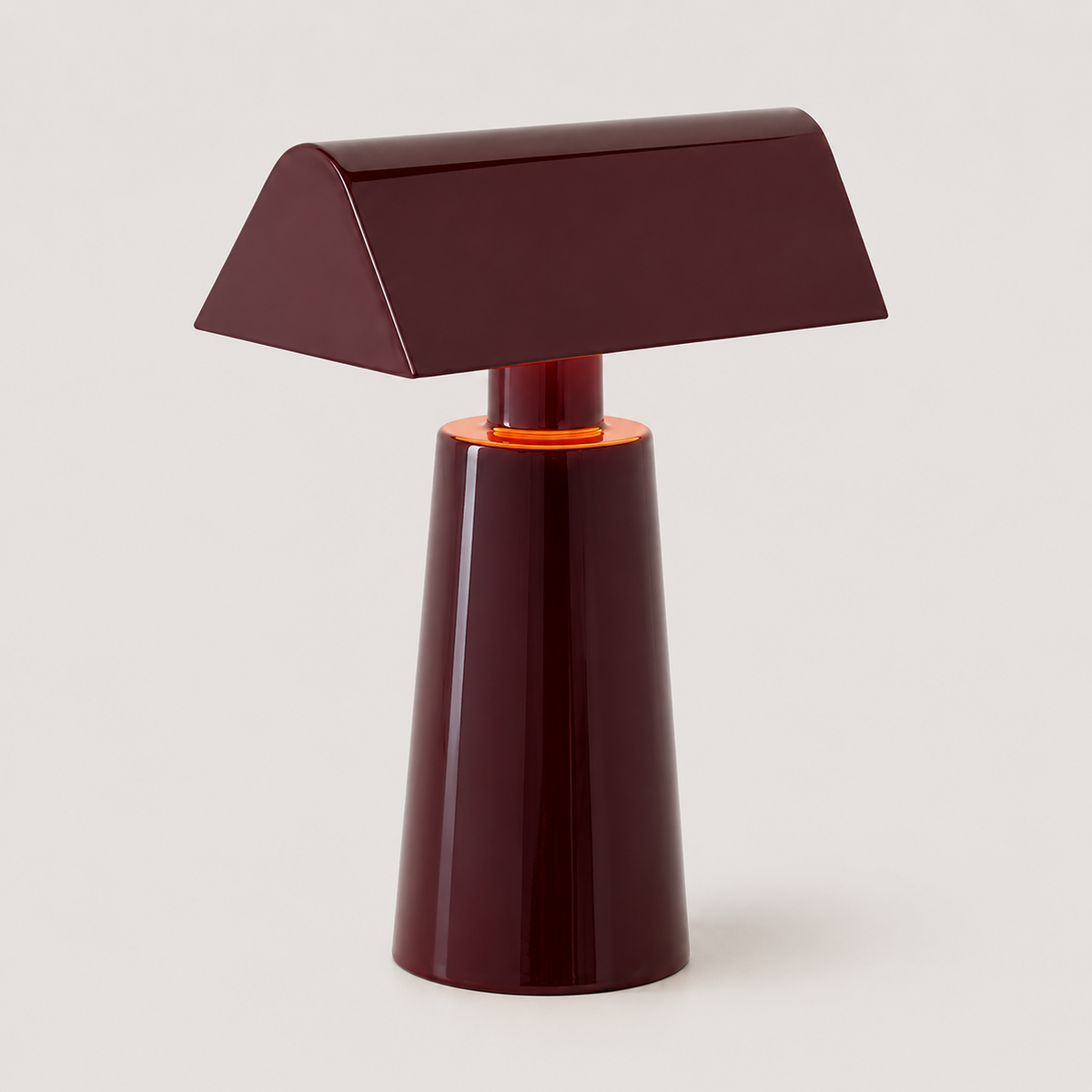 Yara Sculptural Table Lamp full view on a plain background
