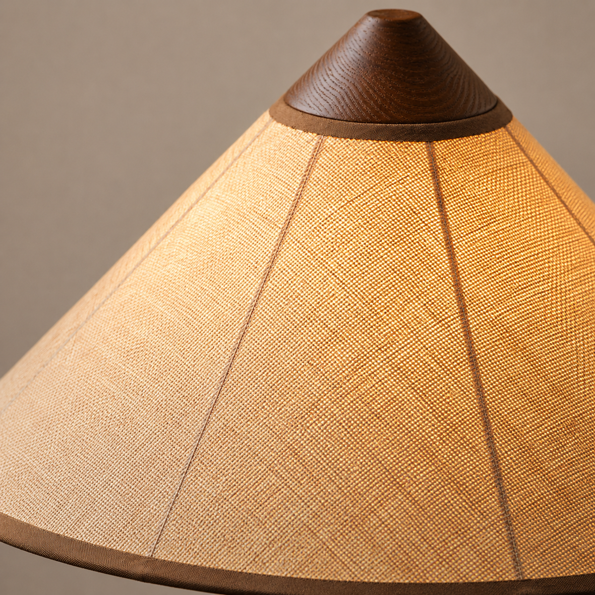 Camille Bedside Table Lamp close-up of the shade surface