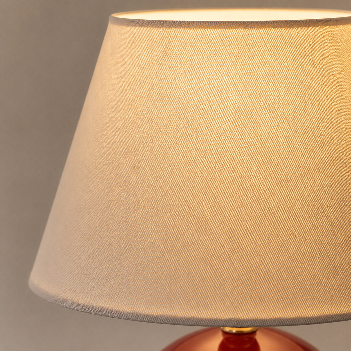 Arlette Bedside Table Lamp close-up of the shade surface