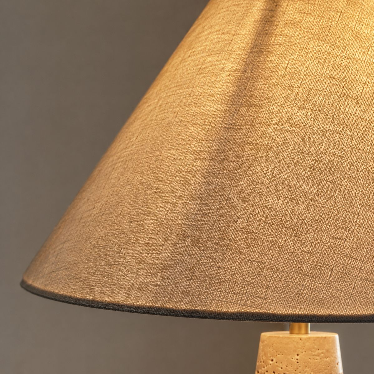 Jolie Bedside Table Lamp close-up of the shade surface