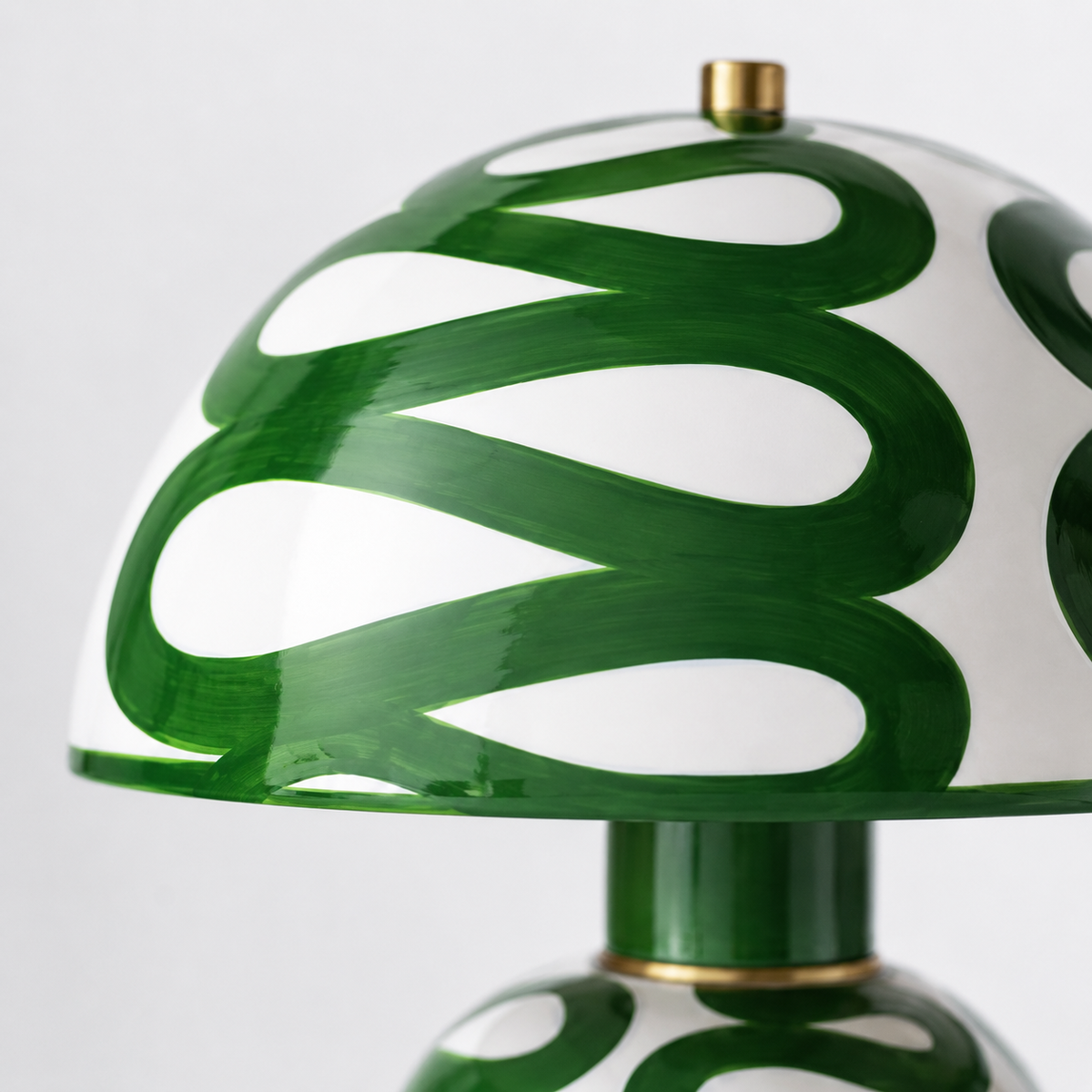 Sylvie Sculptural Table Lamp close-up of the shade surface