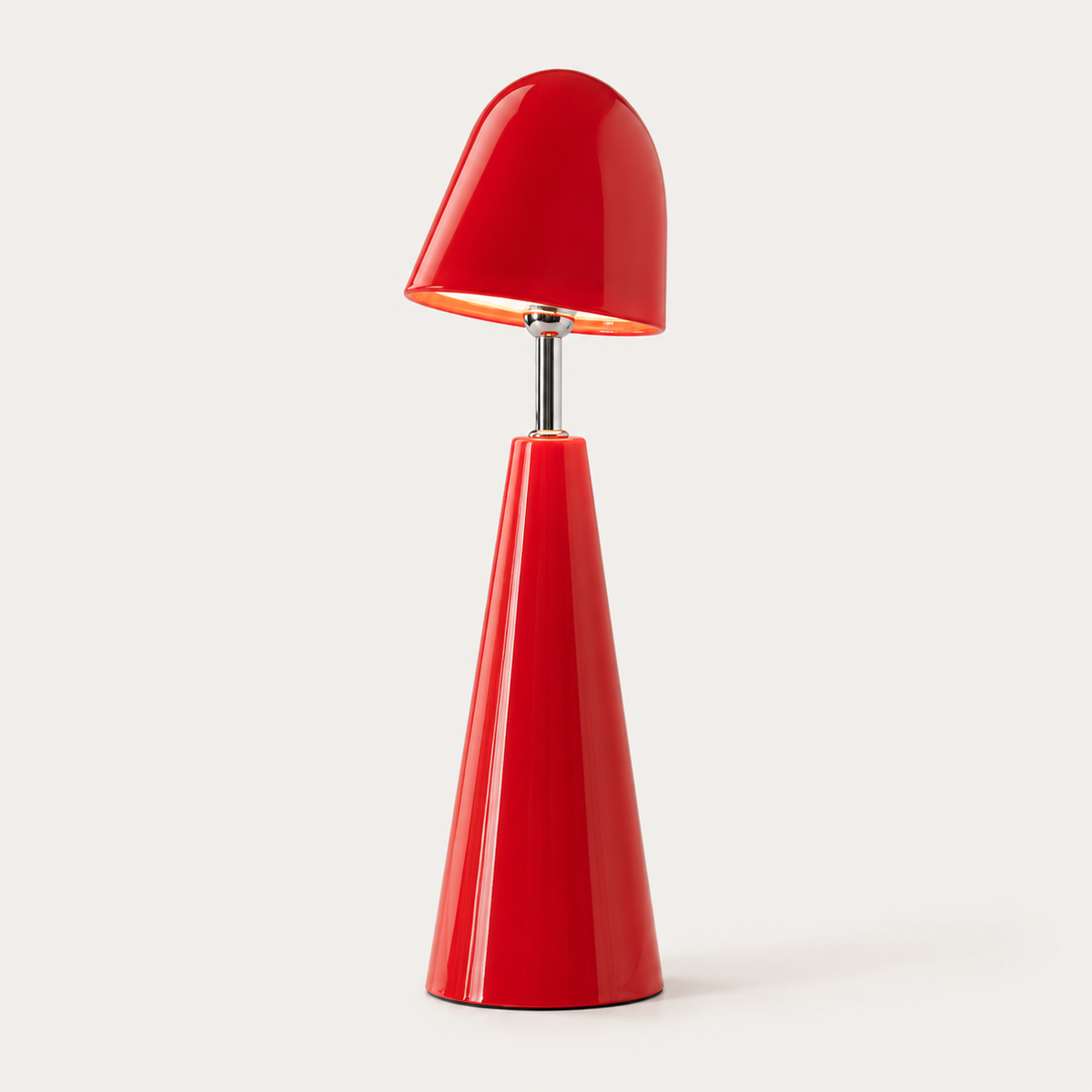 Isolde Sculptural Table Lamp full view on a plain background