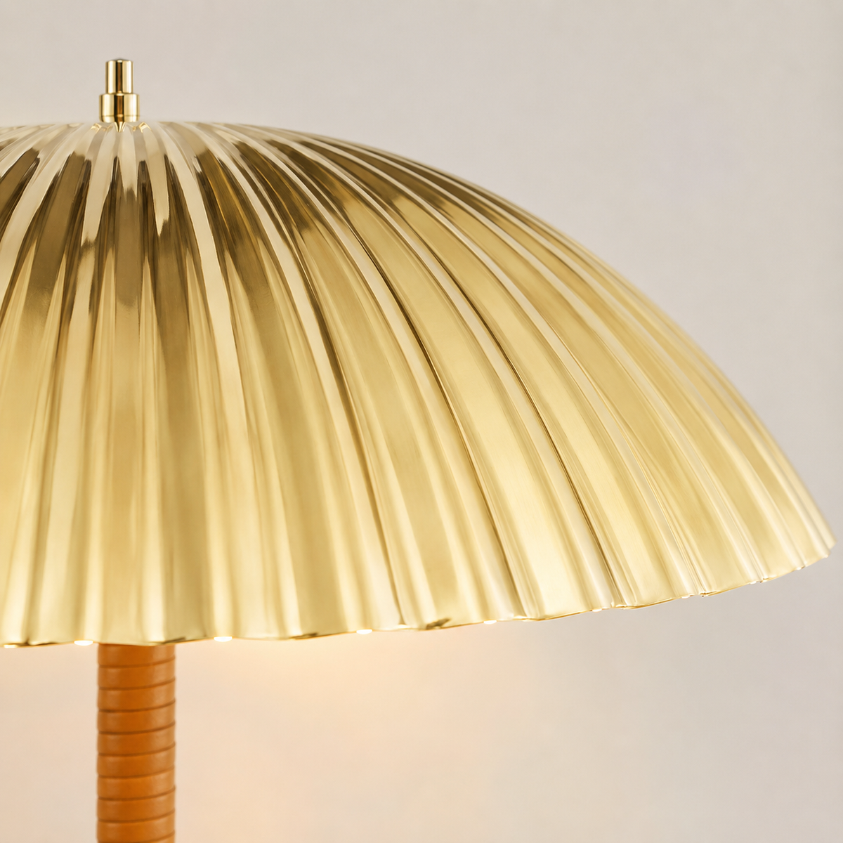 Solene Bedside Table Lamp close-up of the shade surface