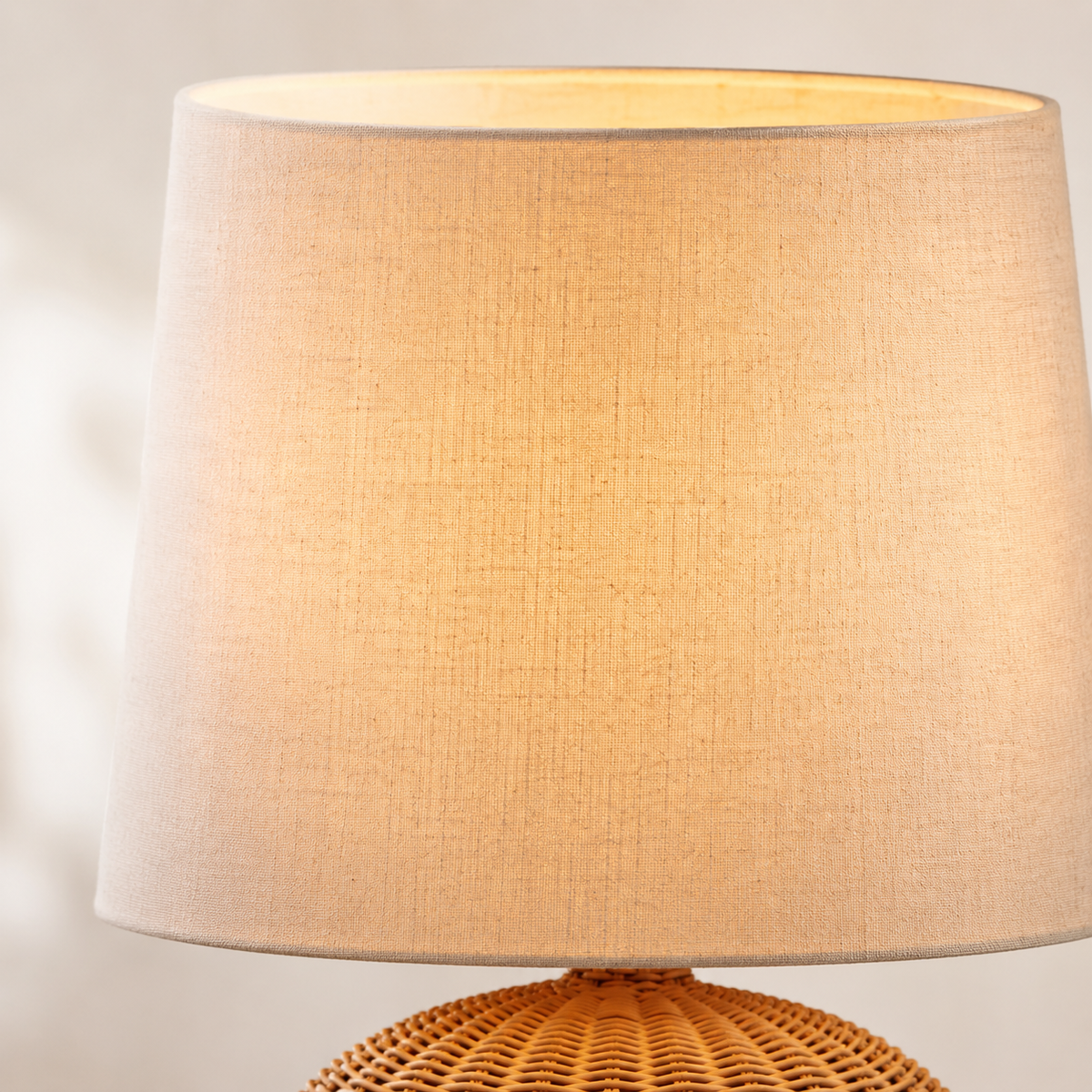Mara Bedside Table Lamp close-up of the shade surface