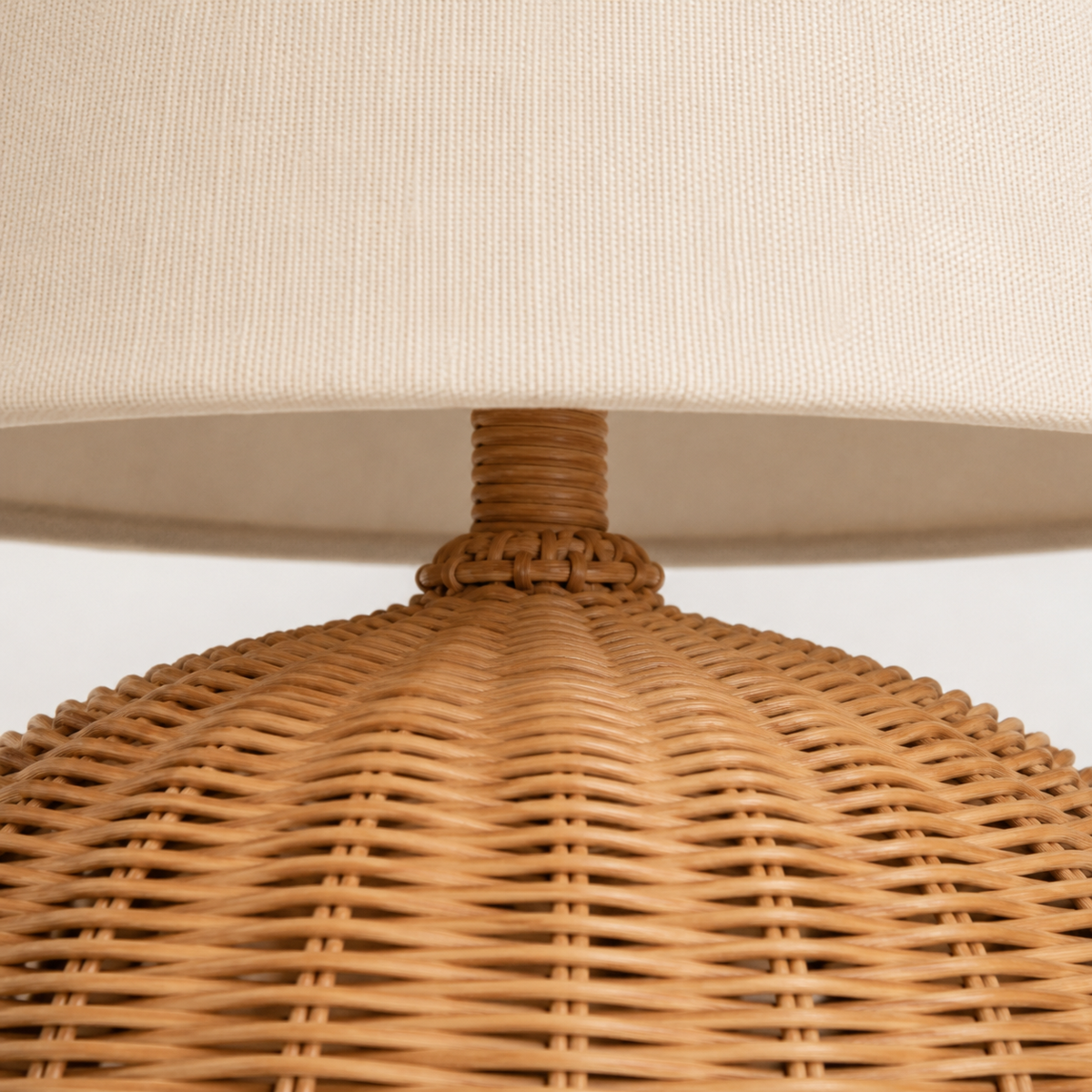 Mara Bedside Table Lamp shade and support connection detail