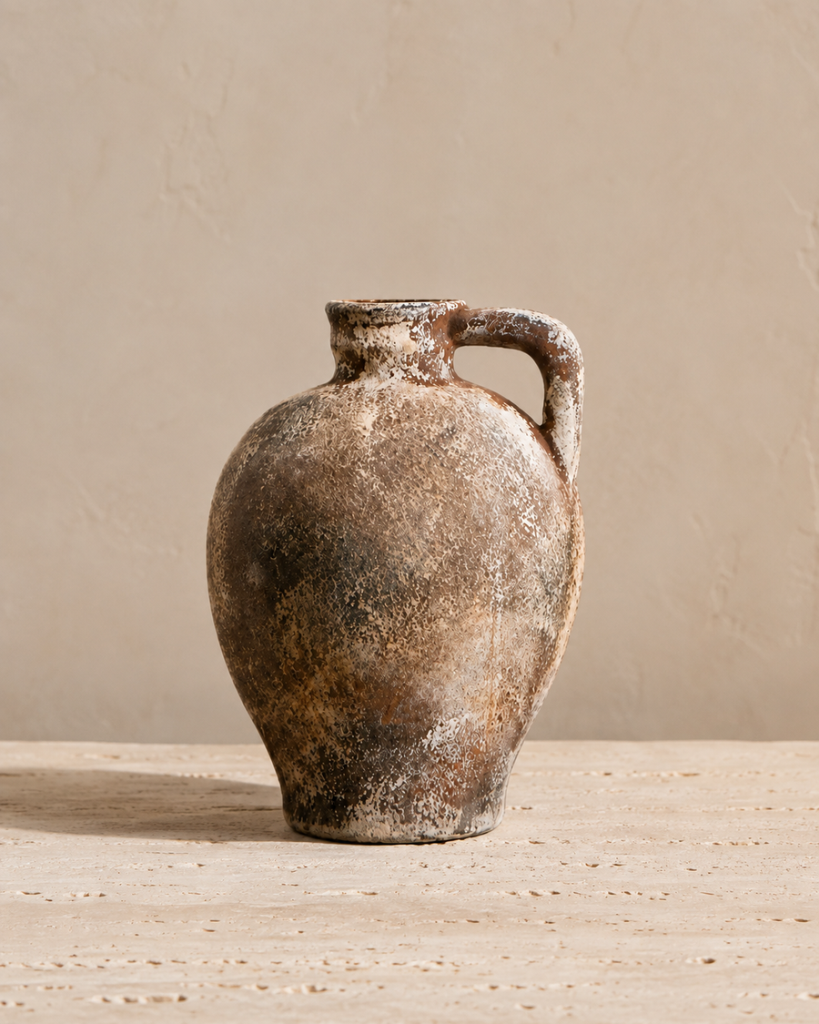 Evia Handle Vase front product view