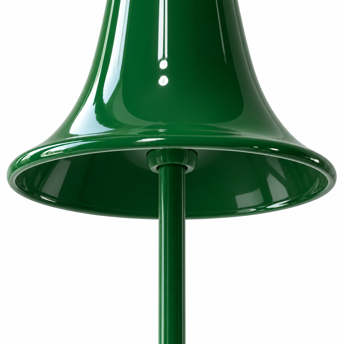 Orin Sculptural Table Lamp underside of the bell-shaped shade