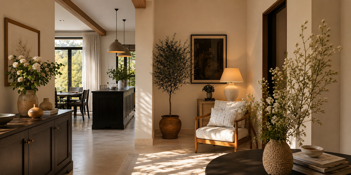 Warm AURELUME interior scene